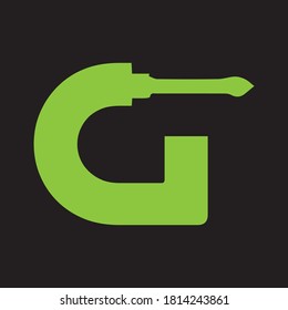 Diseño de logotipo de letra G Icono creativo Logotipo de vectores de letras modernas