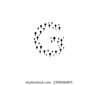 G letter logo design element