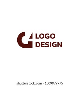 G Letter Logo Design with Red Color