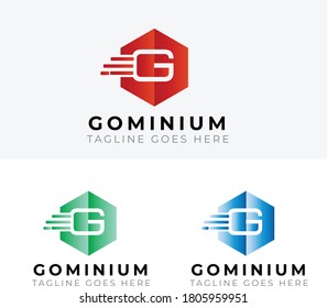 Design-Vorlage für G-Buchstaben, kreatives G-Logo 