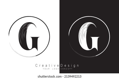 G letter logo design template vector