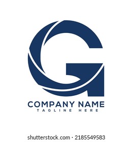 Imagen de diseño de logotipo de letra G