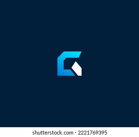 G letter logo design template elements. Modern abstract digital alphabet letter logo. Vector illustration.