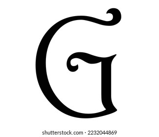 g letter logo design template