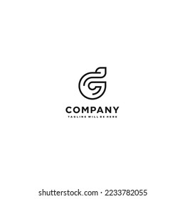 g letter logo design template