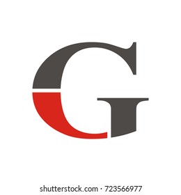 G letter logo design template vector