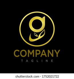 Esta es una plantilla de logotipo de letra g