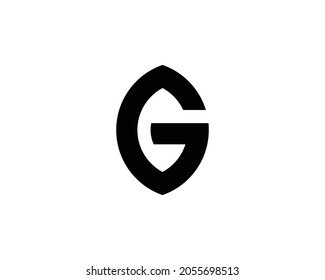 Plantilla vectorial de diseño de logotipo de letra G