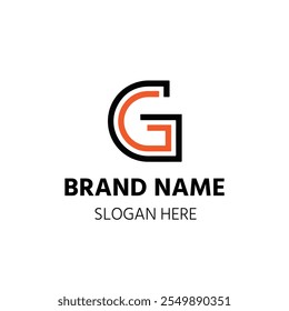 G letter logo design vector template on white background 