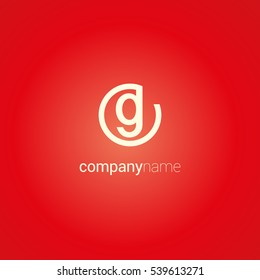 G Letter logo design vector element