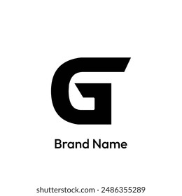 G Letter Logo Design. white Background.