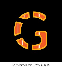G-Buchstaben-Logo mit G-Buchstaben-Symbol