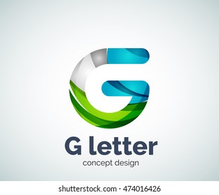 G letter logo icon. Business geometric abstract element