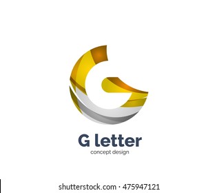 G letter logo icon. Business geometric abstract element