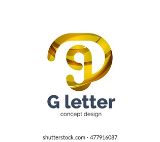 G letter logo icon. Business geometric abstract element