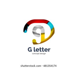 G letter logo icon. Business geometric abstract element