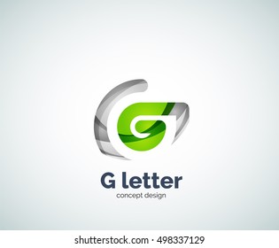 G letter logo icon. Business geometric abstract element