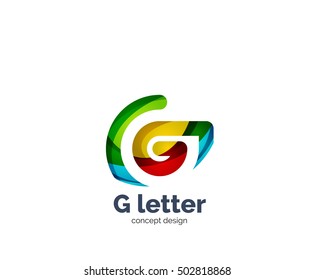 G letter logo icon. Business geometric abstract element