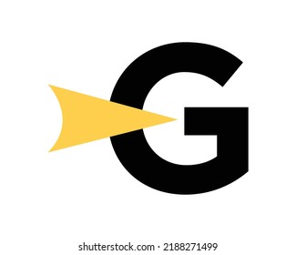 G Letter logo icon design template elements.