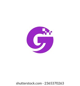 G letter logo, icon design