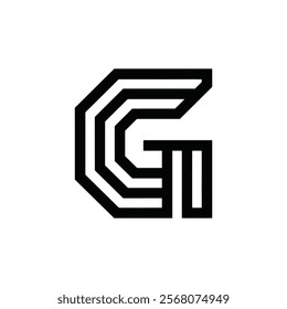 G letter logo icon vector illustration.