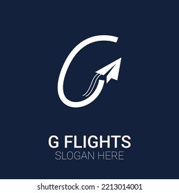 Logo de la letra G color inicial