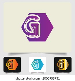 G letter logo modern abstract gradient design