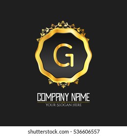 G Letter logo, Monogram design elements, line art logo design. Beautiful Boutique Logo Designs, Business sign, Restaurant, Royalty, Cafe, Hotel, Heraldic, Jewelry, Fashion, Wine. Vector illustration