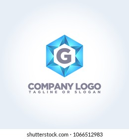 G LETTER LOGO TEMPLATE