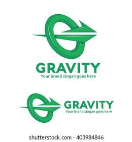 G Letter Logo Template, G Letter and Arrow Symbol