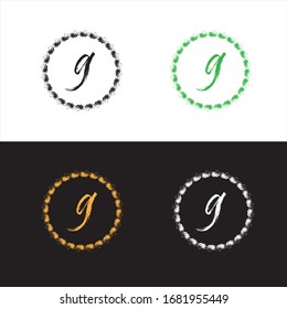 Design der G-Buchstaben-Vektorillustration