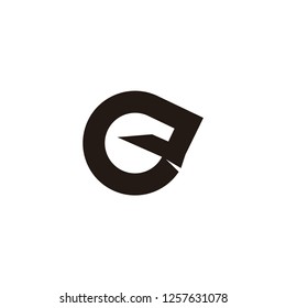 g letter logo vector font inspirations