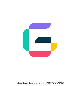 G letter logo vector icon mark