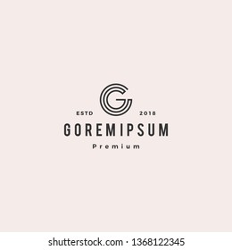 G letter logo vector icon mark