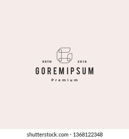 G letter logo vector icon mark