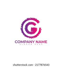 G letter logo vector illustration design