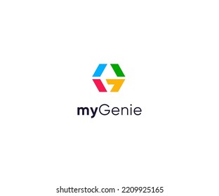 G-Letter-Logo, Vektorvorlage abstraktes Monogramm-Symbol