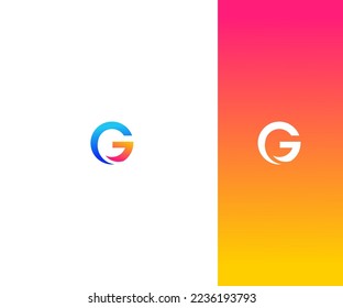 G Letra Modelo Vector De Plantilla Resumen Símbolo Monograma. Usable para el deporte de negocios, la tecnología, la moda, el logotipo digital y creativo futuro