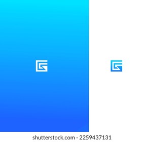 G Letra Plantilla vectorial de logotipo Símbolo abstracto de monograma 