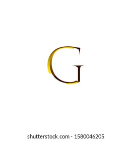 G letter logo with white background.