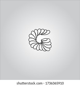 G letter logo with white background.Nice letter icon.