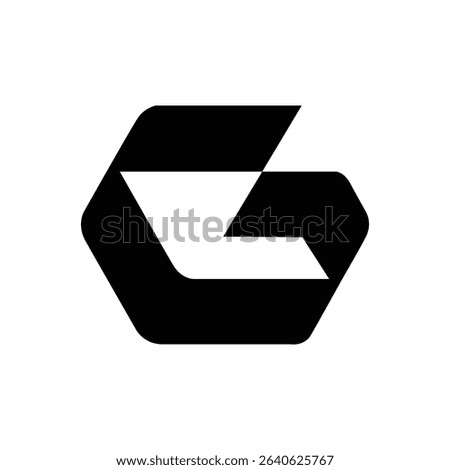 G letter logomark concept template vector