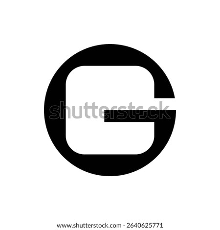 G letter logomark concept template vector