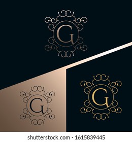 G letter Luxury Logo template vector