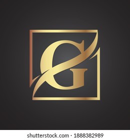 G Letter luxury logo vector