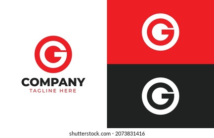 G letter Modern logo- Creative Logo- Minimal- Abstract- Round logo