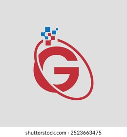 G Letter Modern Technology Vector Logo Design