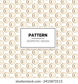 G letter Pattern with circle outline golden color luxury style | Textile pattern design fashion, Textile pattern design, Fashion, Packaging, Branding