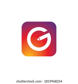 G-Buchstaben-Logo Vektorsymbol-Design