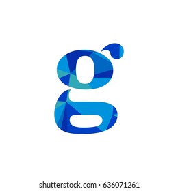 G Letter Polygonal Logo Template Illustration Design. Vector EPS 10.